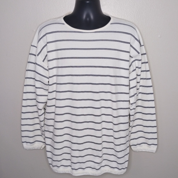 Carolina Clothing Co. Other - Vintage 90s Carolina Clothing Mens XL Shirt Striped Knit Long Sleeve Made In USA